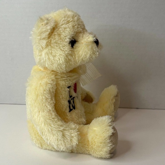 Jay Joshua, NY "I love NY" Logo, Teddy Bear, Stuffed Animal/Plush Yellow w/Bow - Picture 4 of 10